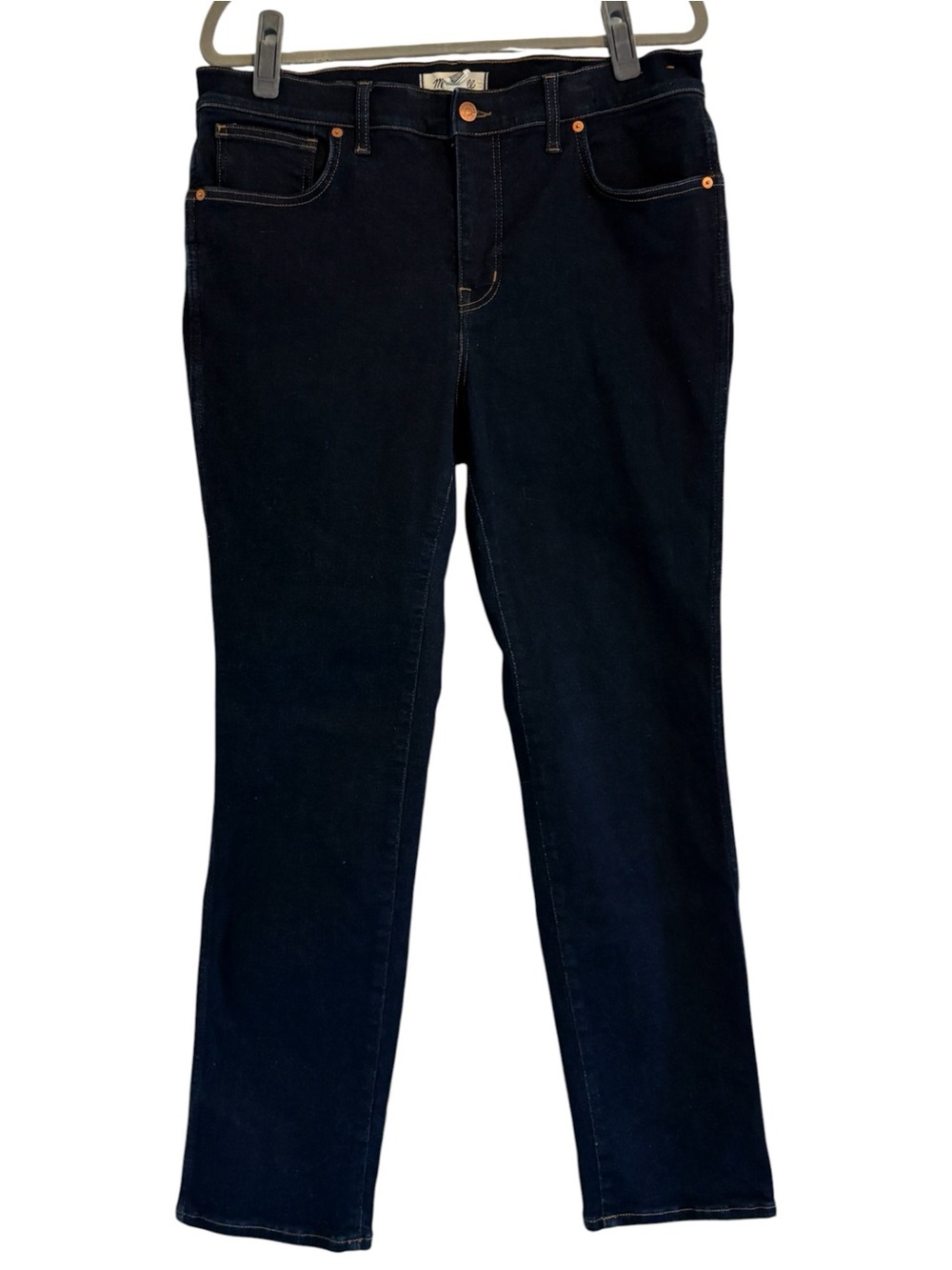 🔥 Like New Madewell Mid-Rise Stovepipe Jeans – Indigo Wash | Size 31